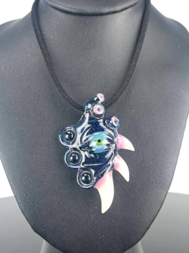 Preview pic of Salt pendant, atomic stardust and purple rain
