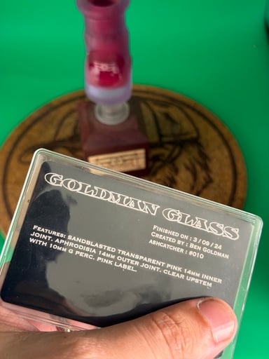 Preview pic of Goldman glAss piece