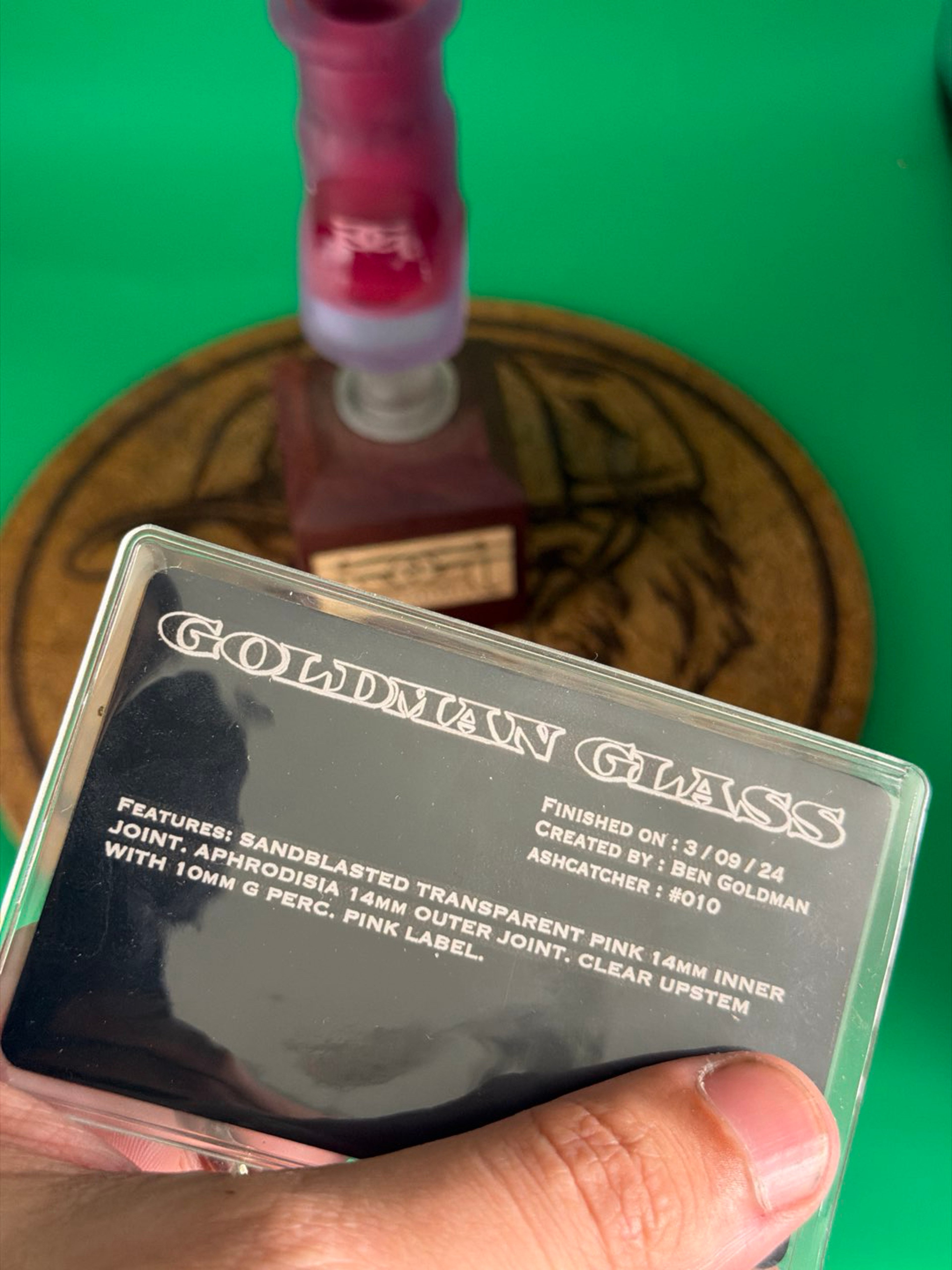 Preview pic of Goldman glAss piece