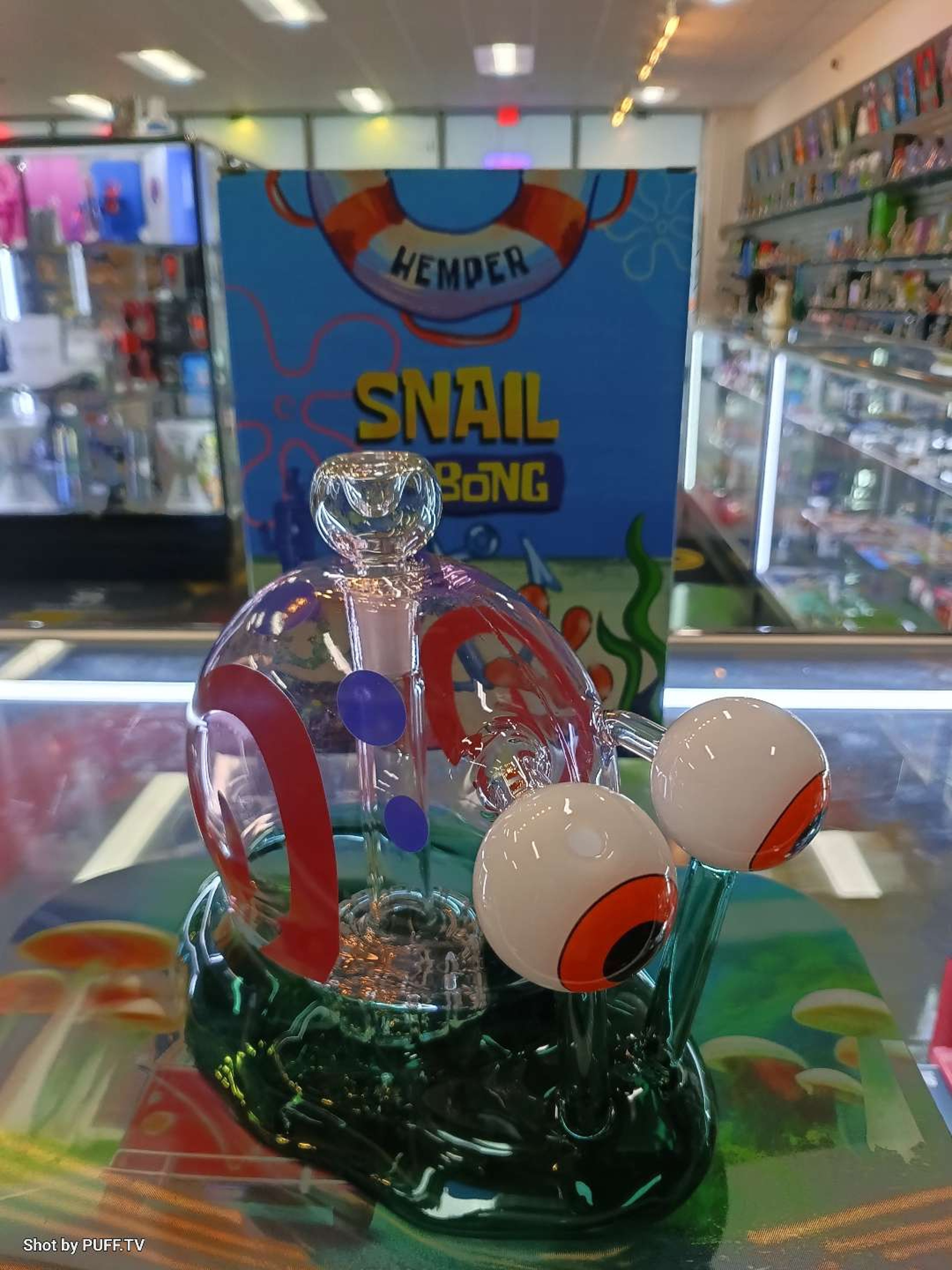 Preview pic of Hemper 6 in Gary the snail bong new in box