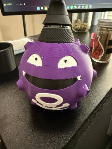 Preview pic of Custom 3D Koffing Stand for Puffco Proxy Core
