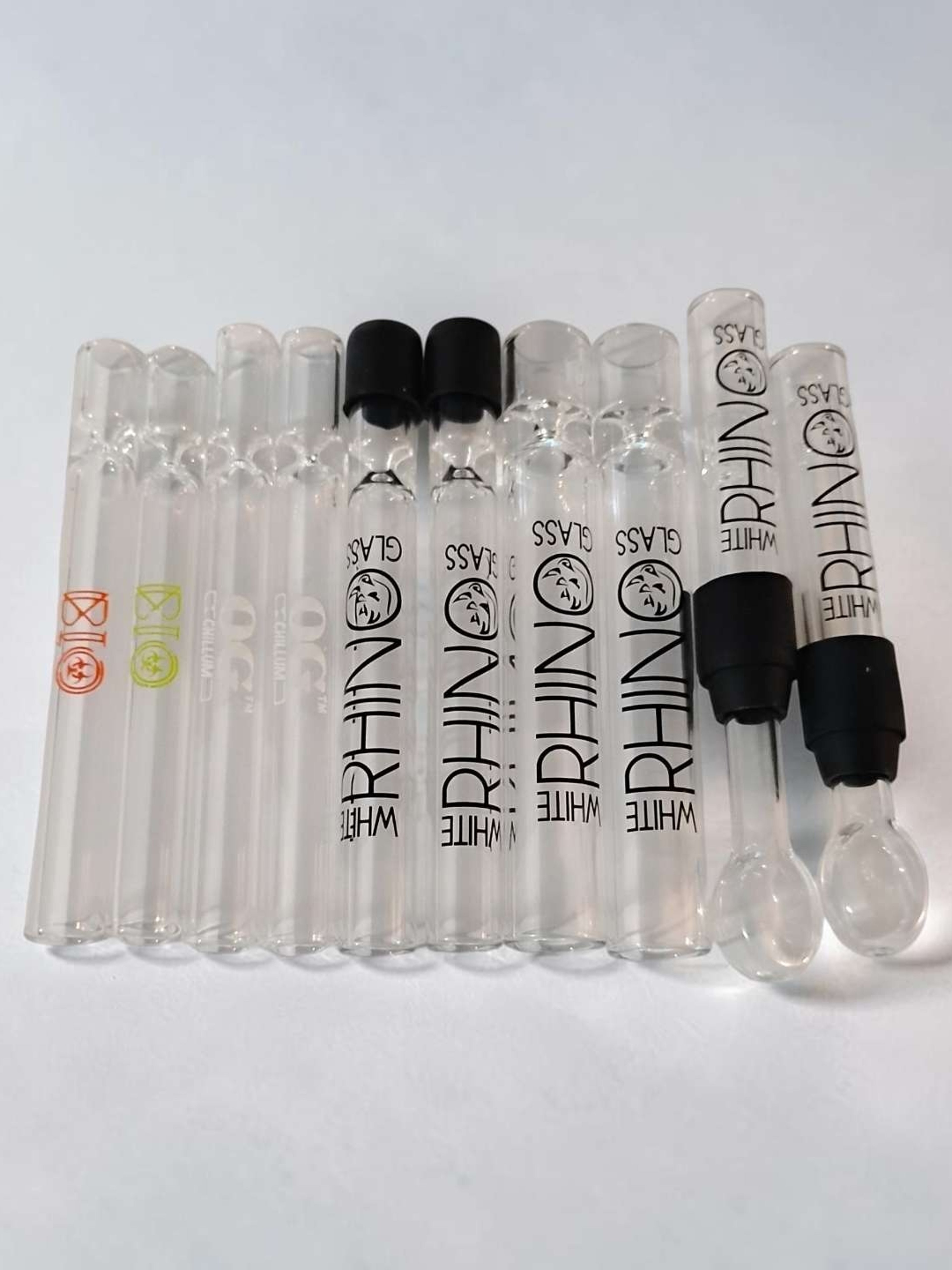 Preview pic of 10 Pipe Bundle - 8 Chillums & 2 Glass Blunts