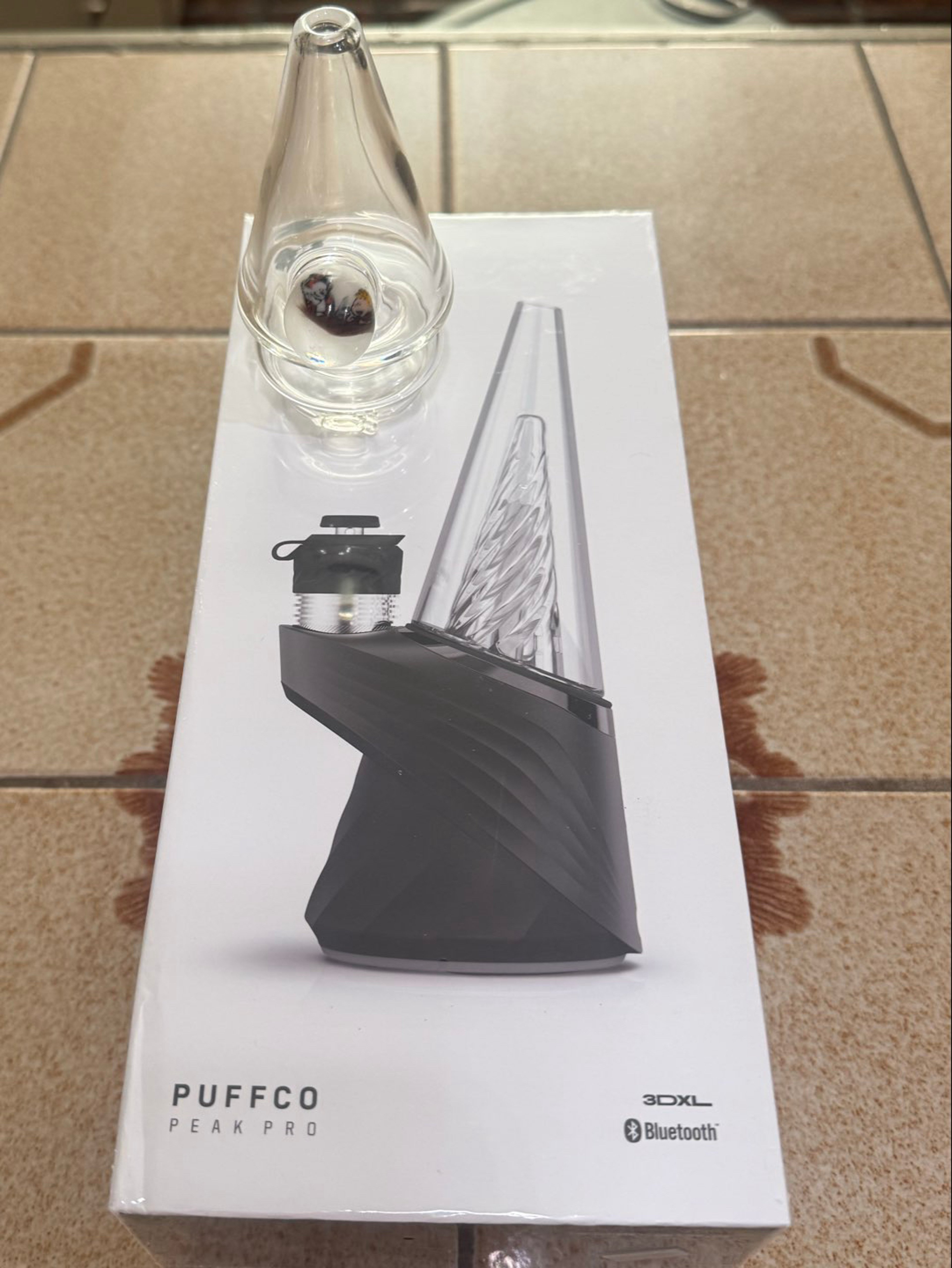 Preview pic of Brand New Factory Seal Puffco Pro Peak 3DXL Onyx w/Dry Top