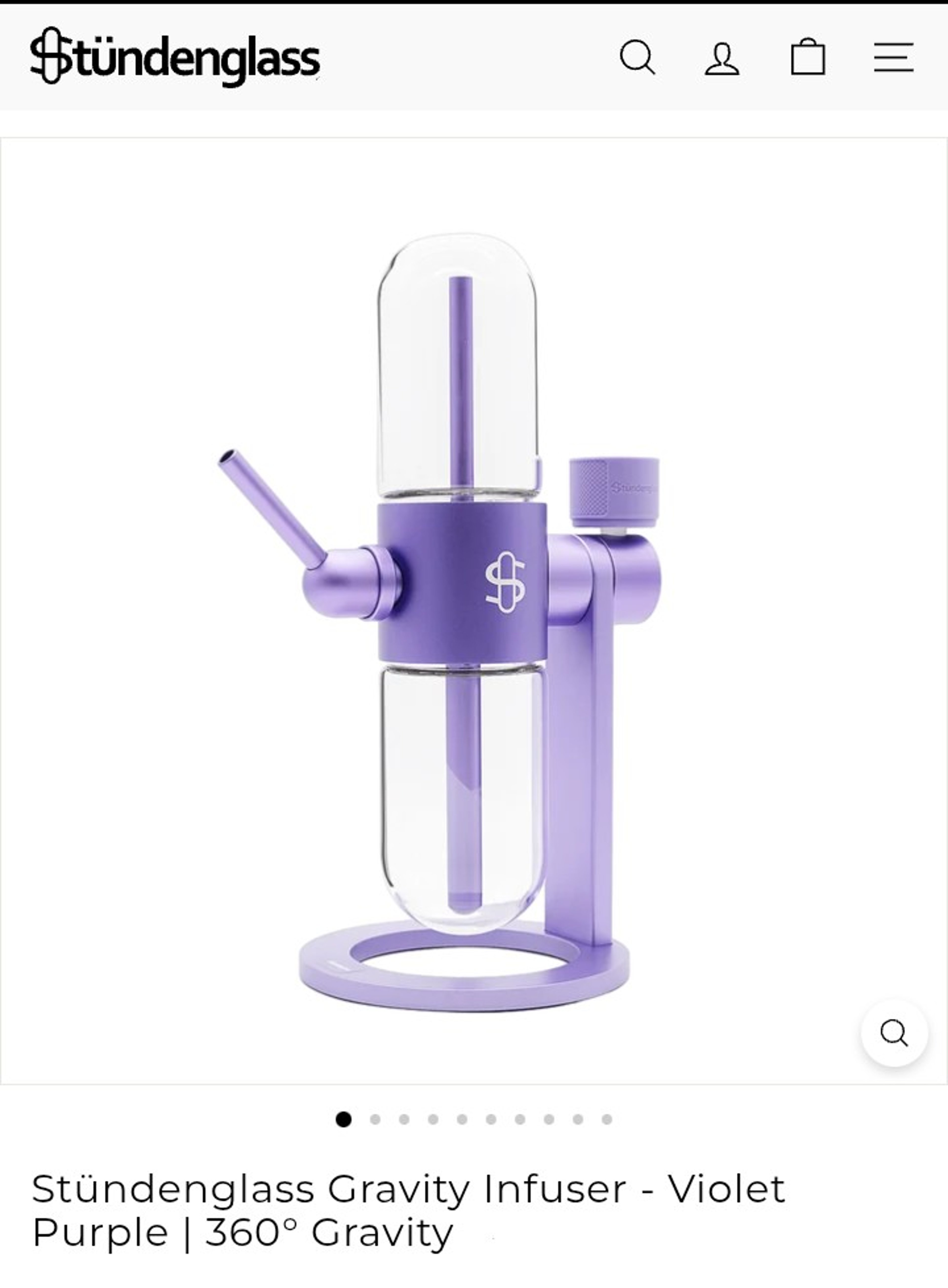 Preview pic of Gravity Infuser Bong