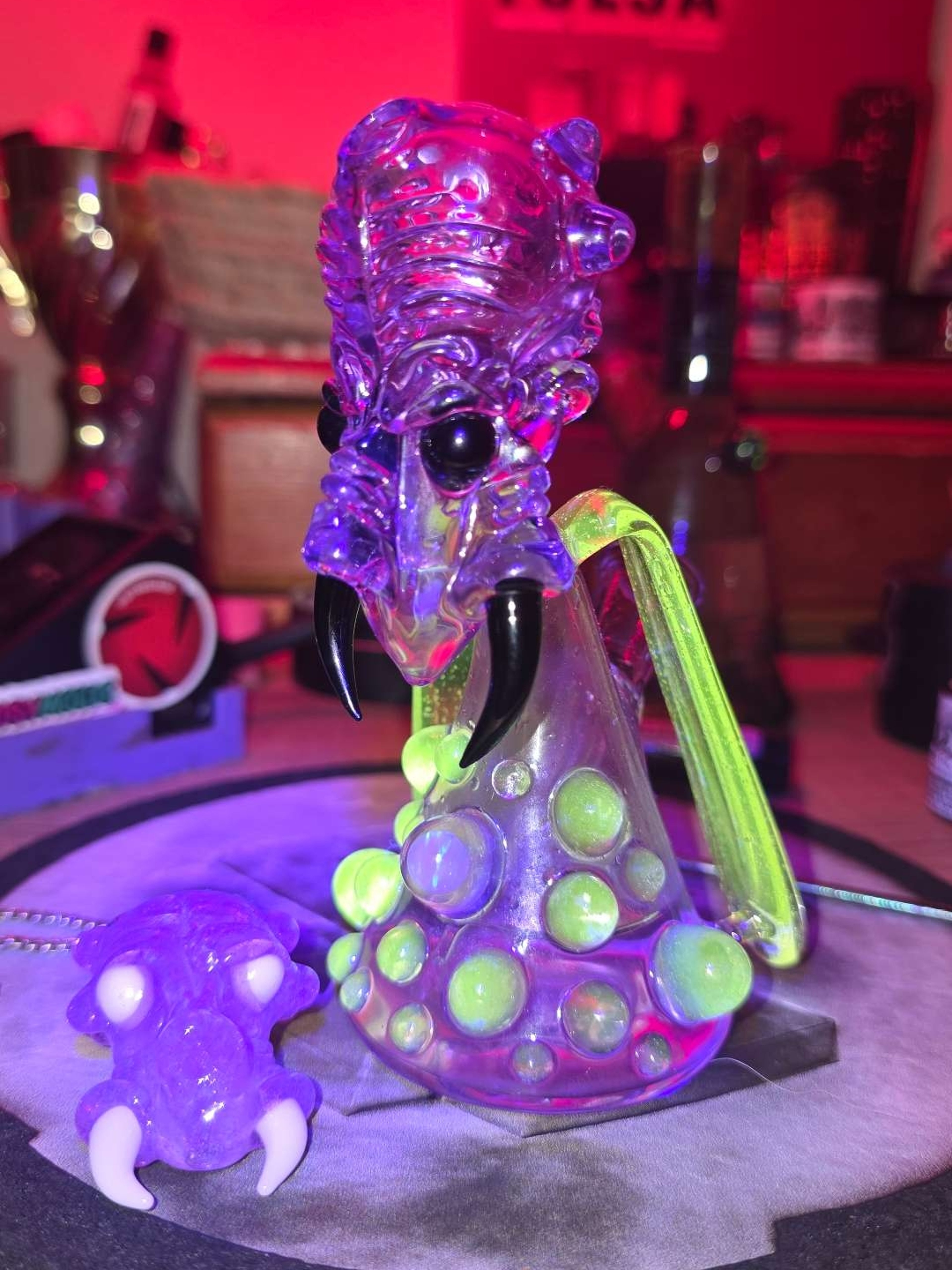 Preview pic of 2017 Shuhbuh Wasp #6 rig and pendant 🐝✨ (Signed, Dated, UV)