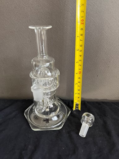 Preview pic of Brand New HiSi Scientific Glass Bubbler – Multi-Perc – Never Used