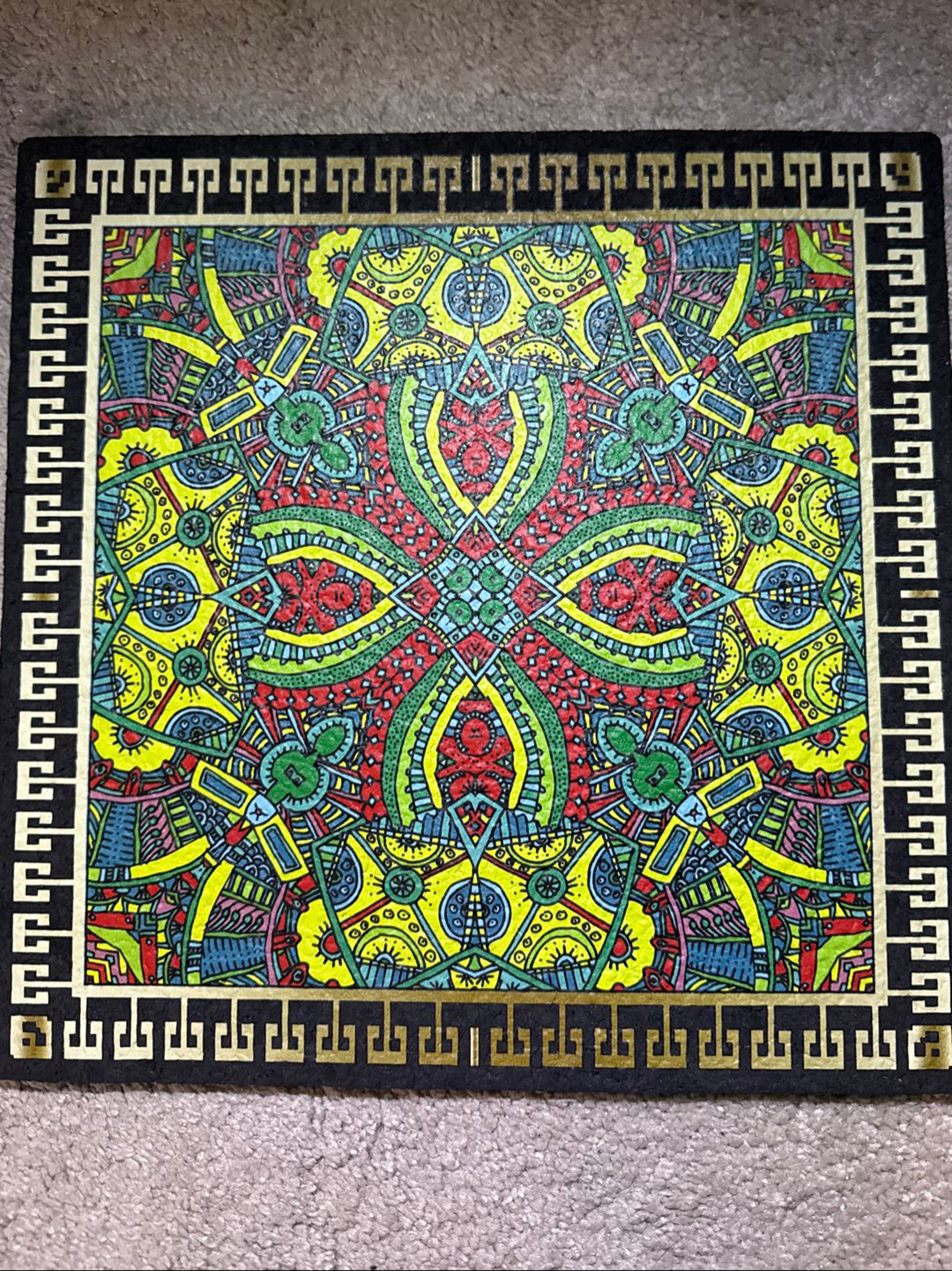 Preview pic of 12” Kaleidoscope Moodmat