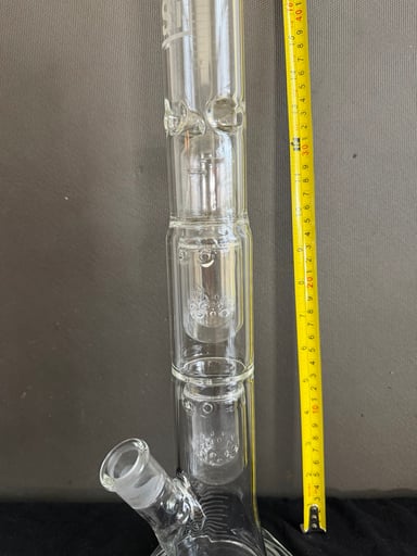 Preview pic of Brand New HiSi Multi-Perc Scientific Glass Tube – 17”+ – Never Used