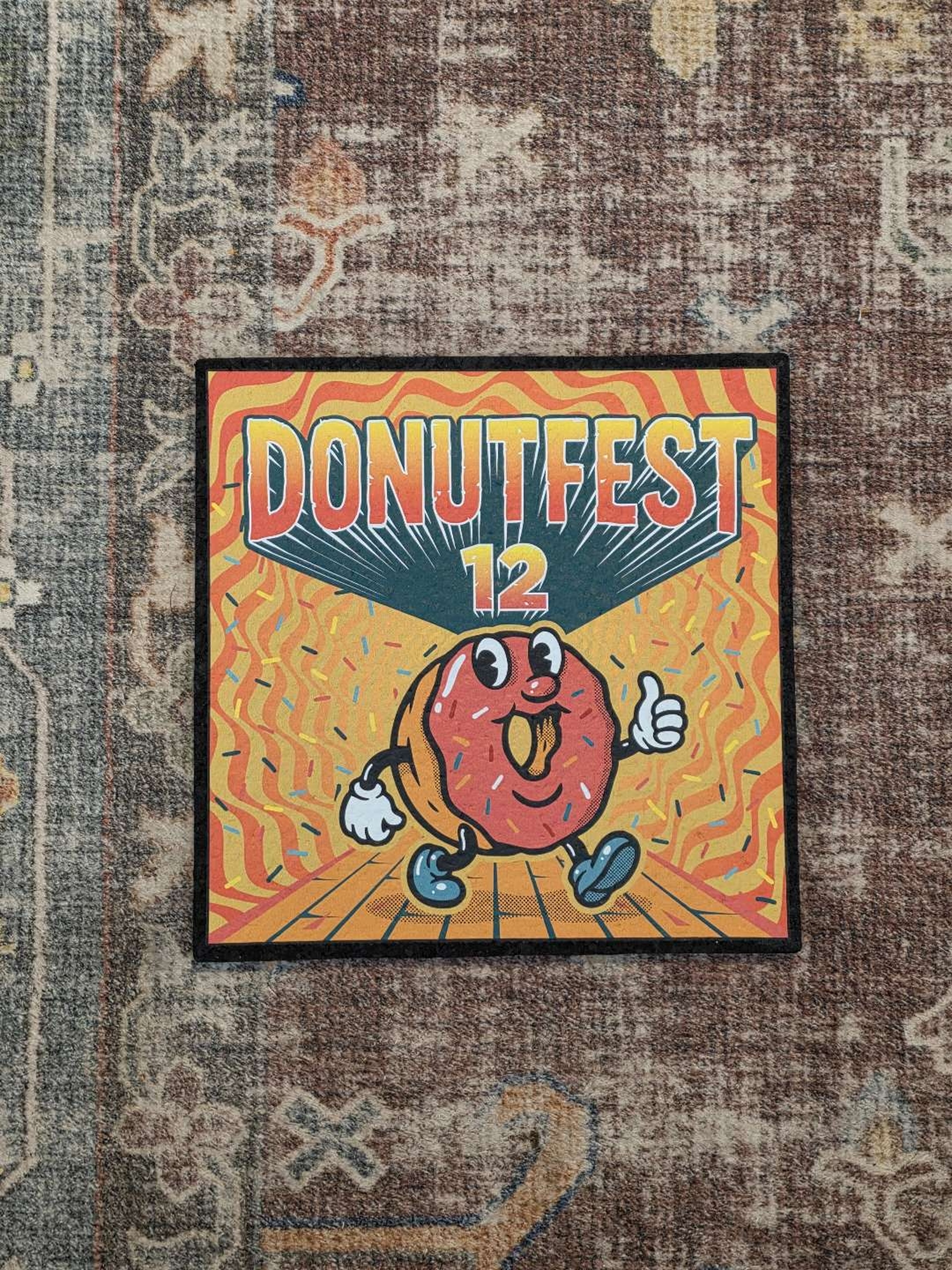 Preview pic of Donutfest 12 KGB Glass Moodmat