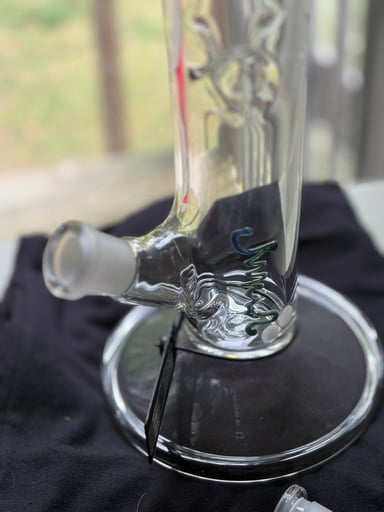 Preview pic of Orange and Blue - RooR Brand New Glass Bong