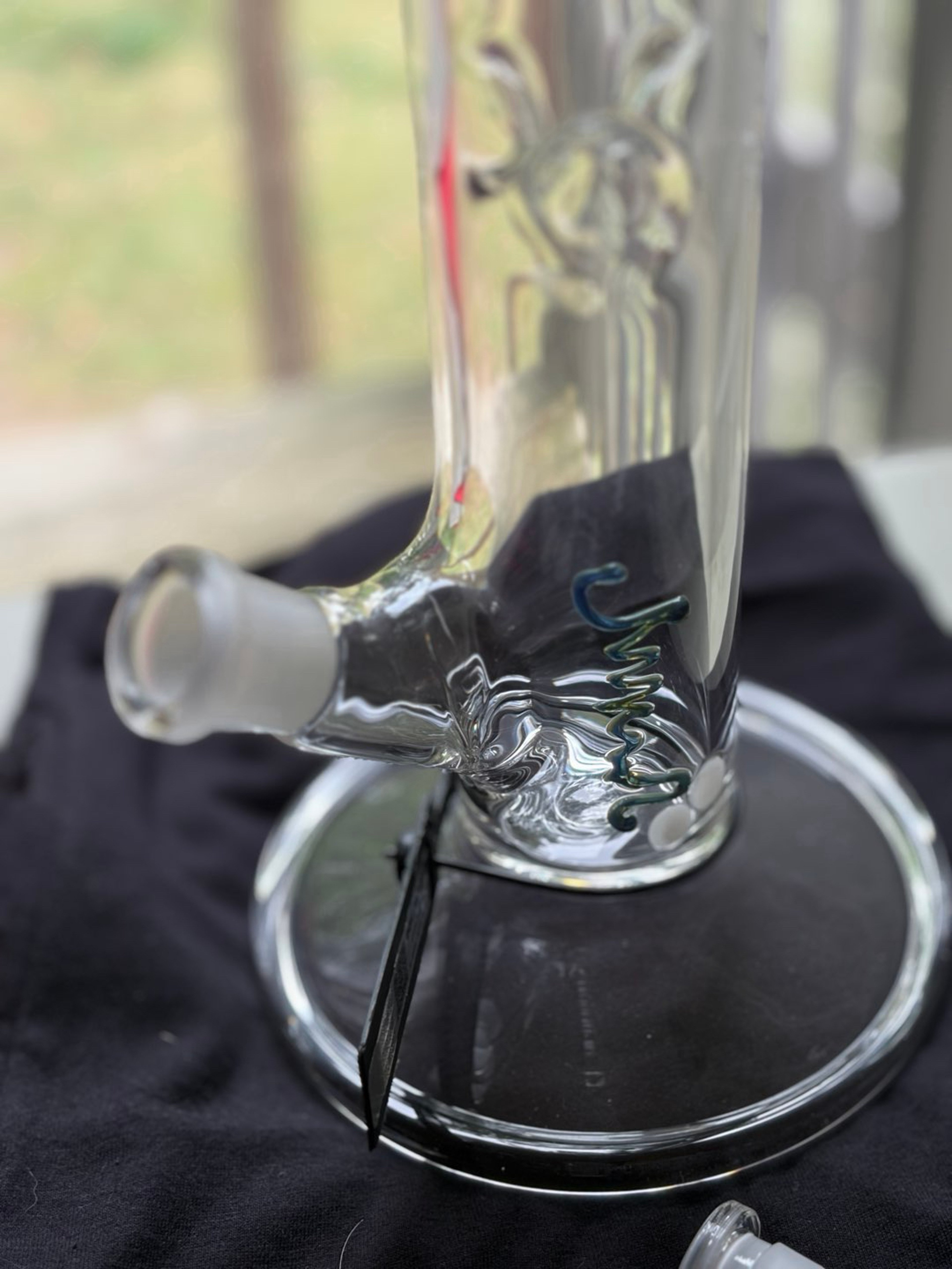 Preview pic of Orange and Blue - RooR Brand New Glass Bong