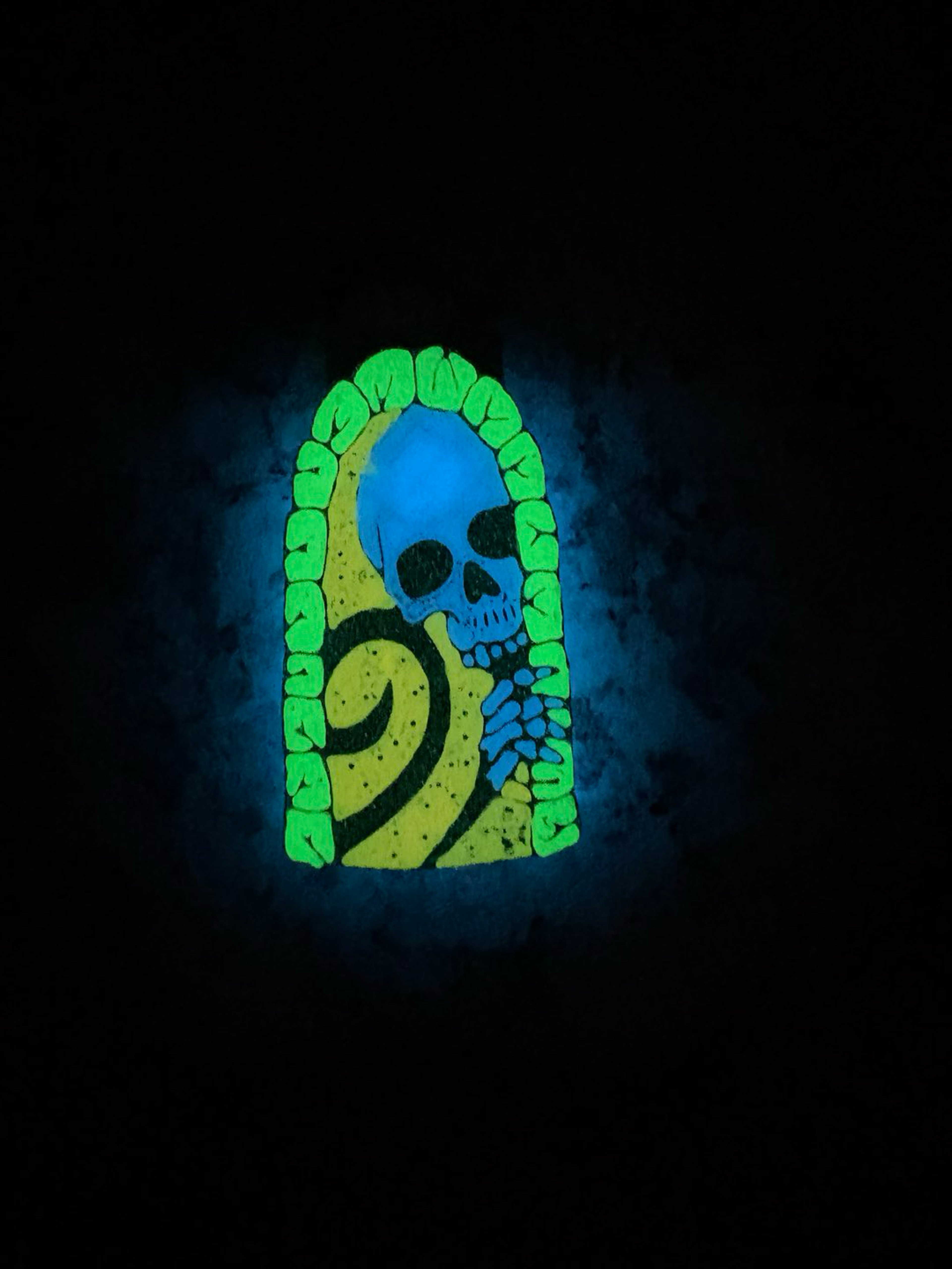 Preview pic of Skeleton Portal Bic Lighter Sleeve (Multi-Color Glow)