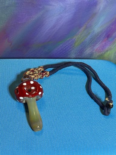 Preview pic of Mushroom 🍄 pipe necklace