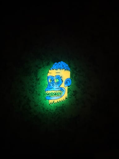 Preview pic of Monkey Brains Bic Lighter Sleeve (Orange Glow)🐒