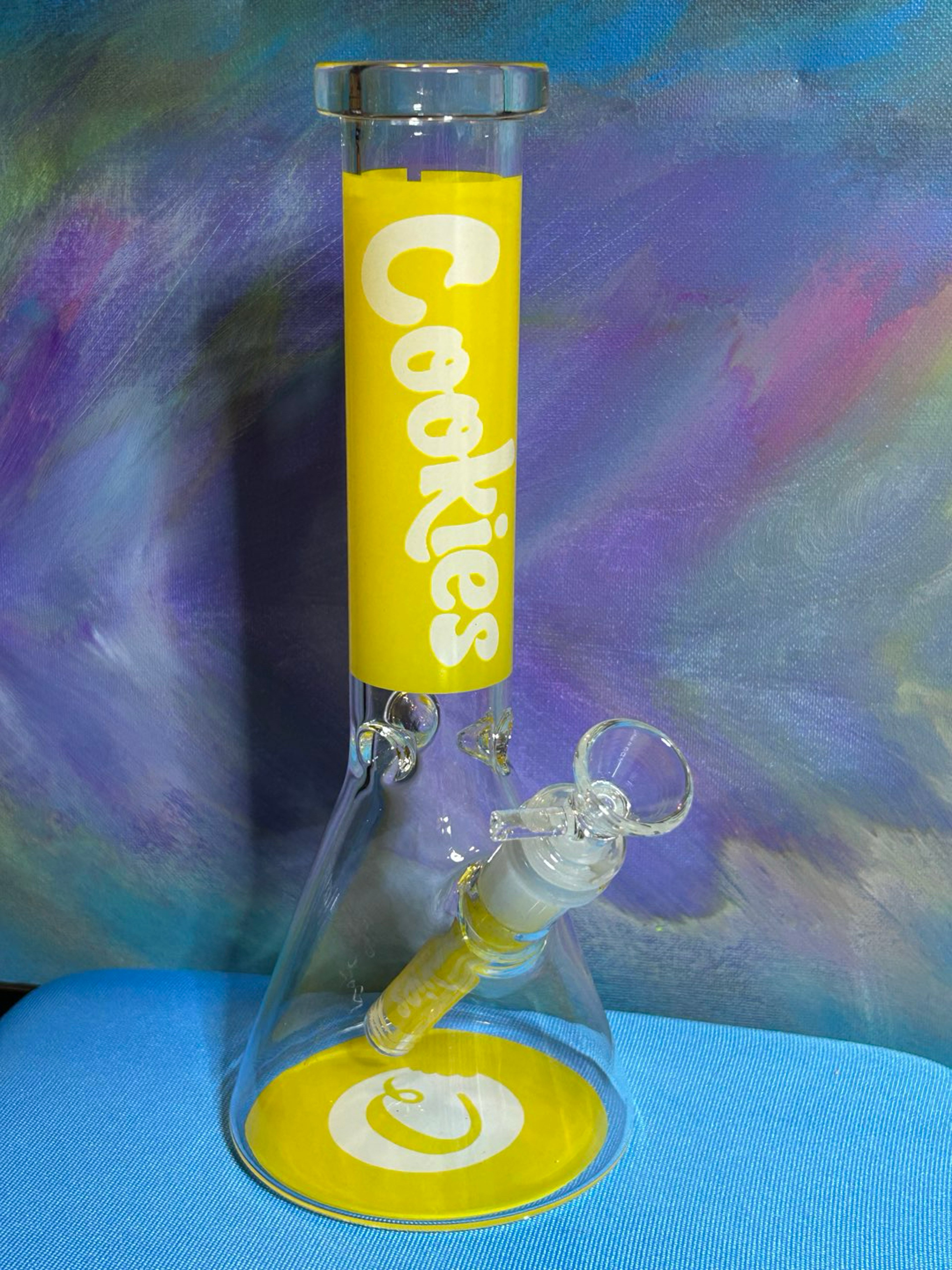 Preview pic of Cookies brand Glass Yellow Bong