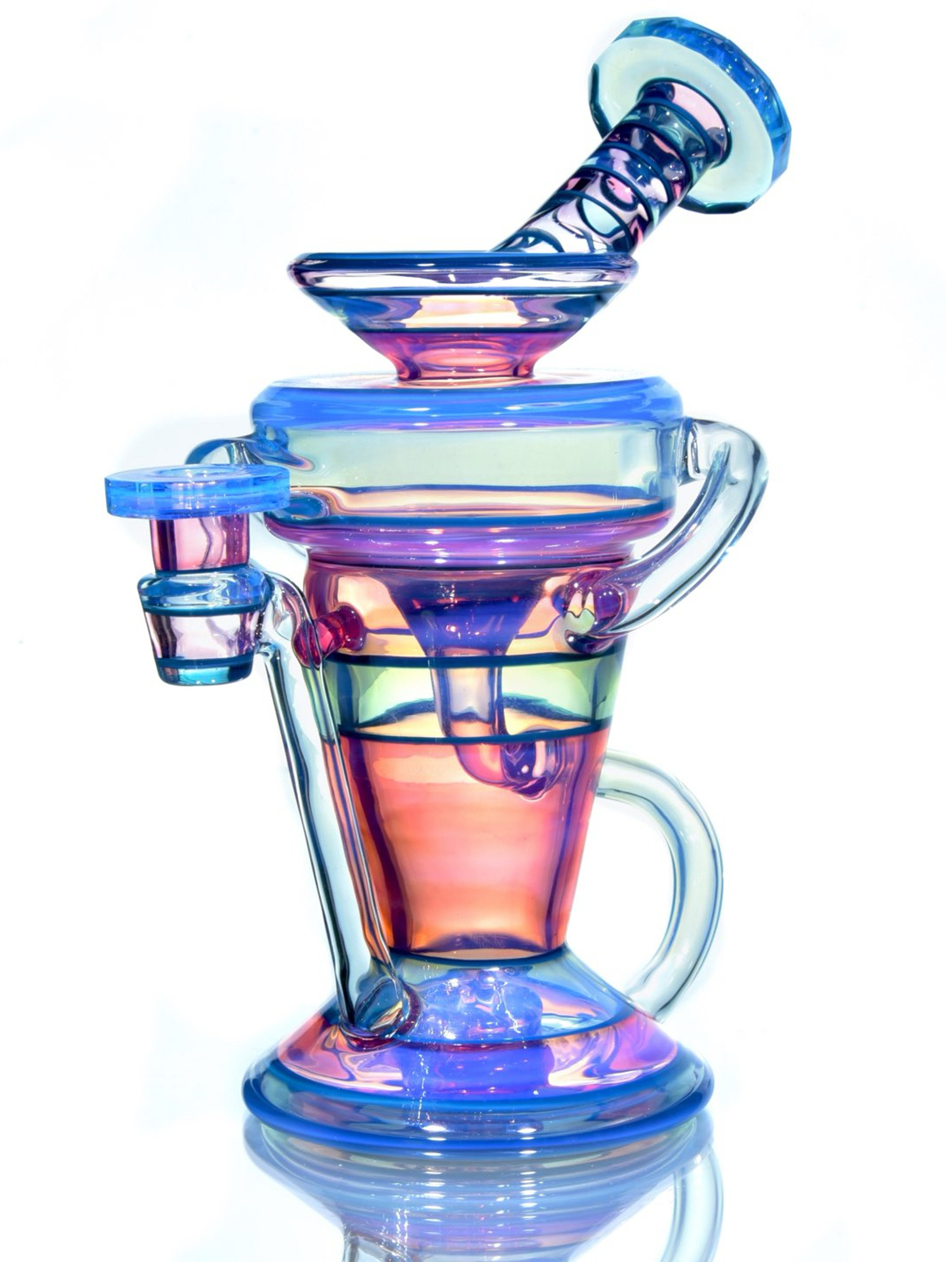 Preview pic of Capt’n Cronic - Faceted Full-size Double-uptake Refined Klein Recycler - Meta-Terrania/Karmaline - 10mm Female