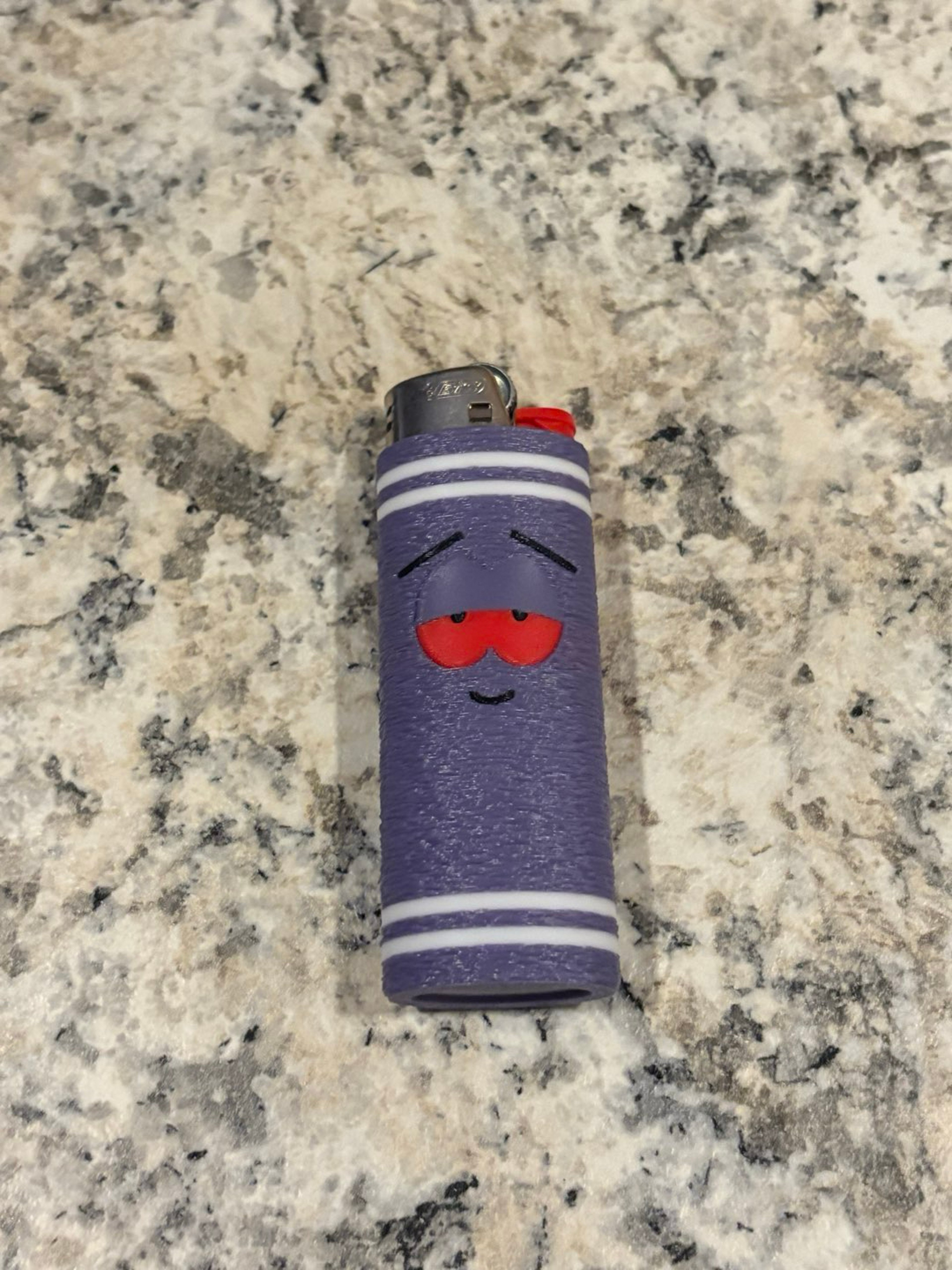 Preview pic of Towelie (Red Eyes) Bic Lighter Sleeve / Case (South Park Theme)