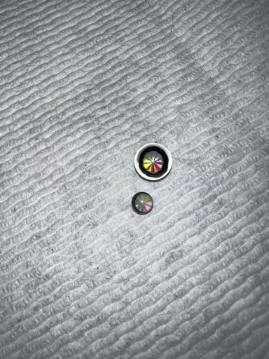 Preview pic of Lyons glass rainbow pearl set
