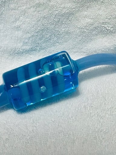 Preview pic of Sherlock Glycerin Swirl Glass Hand Pipe