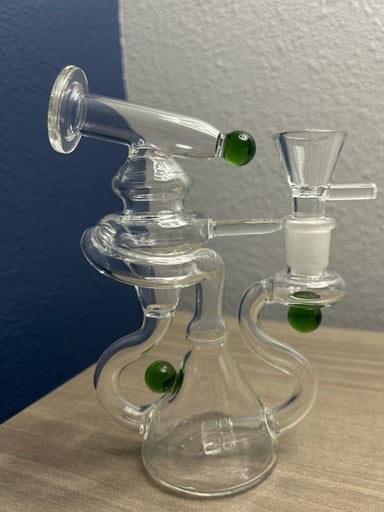 Preview pic of Awesome Intricate handmade glass Water pipe