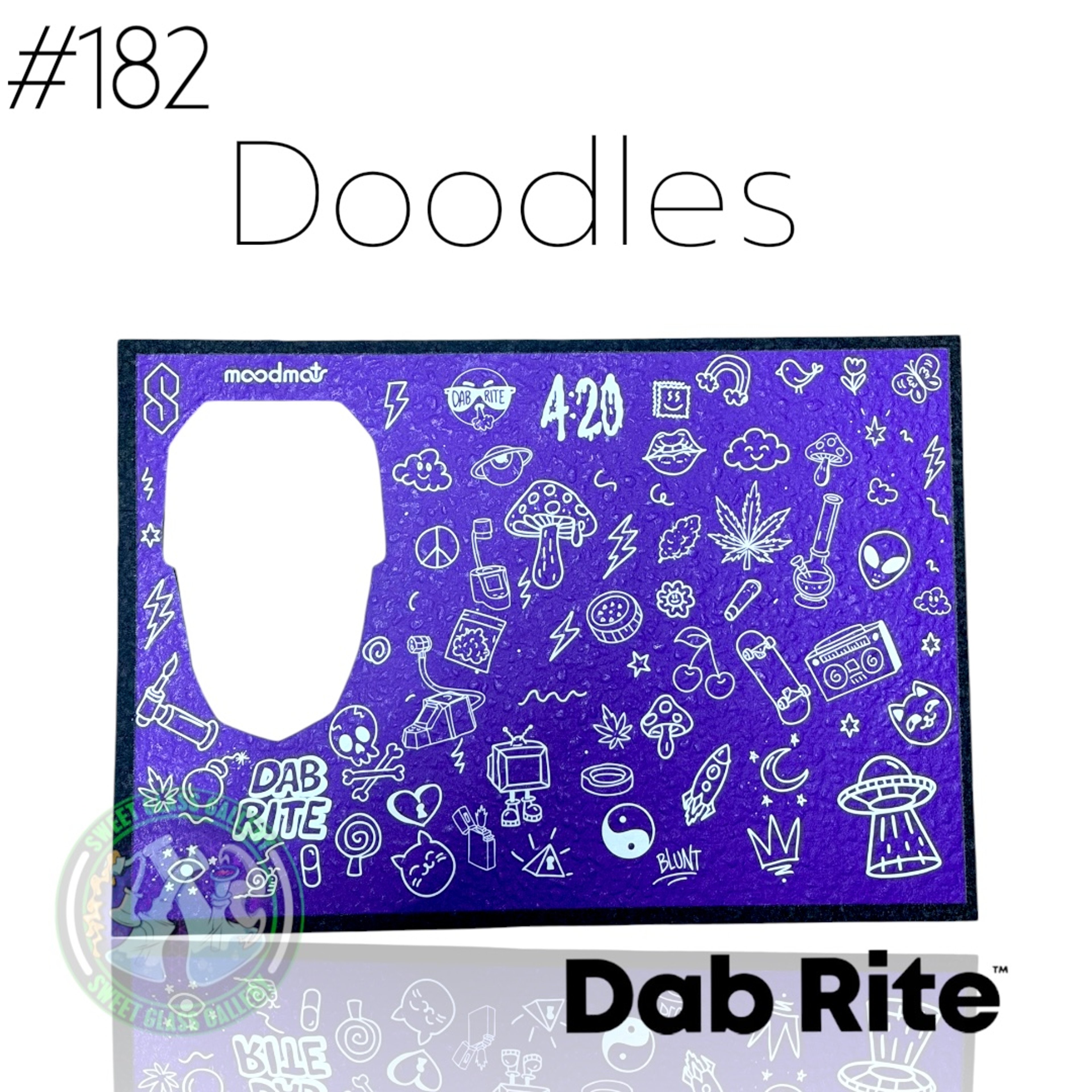Moodmats - Dab Mat #182 - Dab Rite Pro - Doodles image 0
