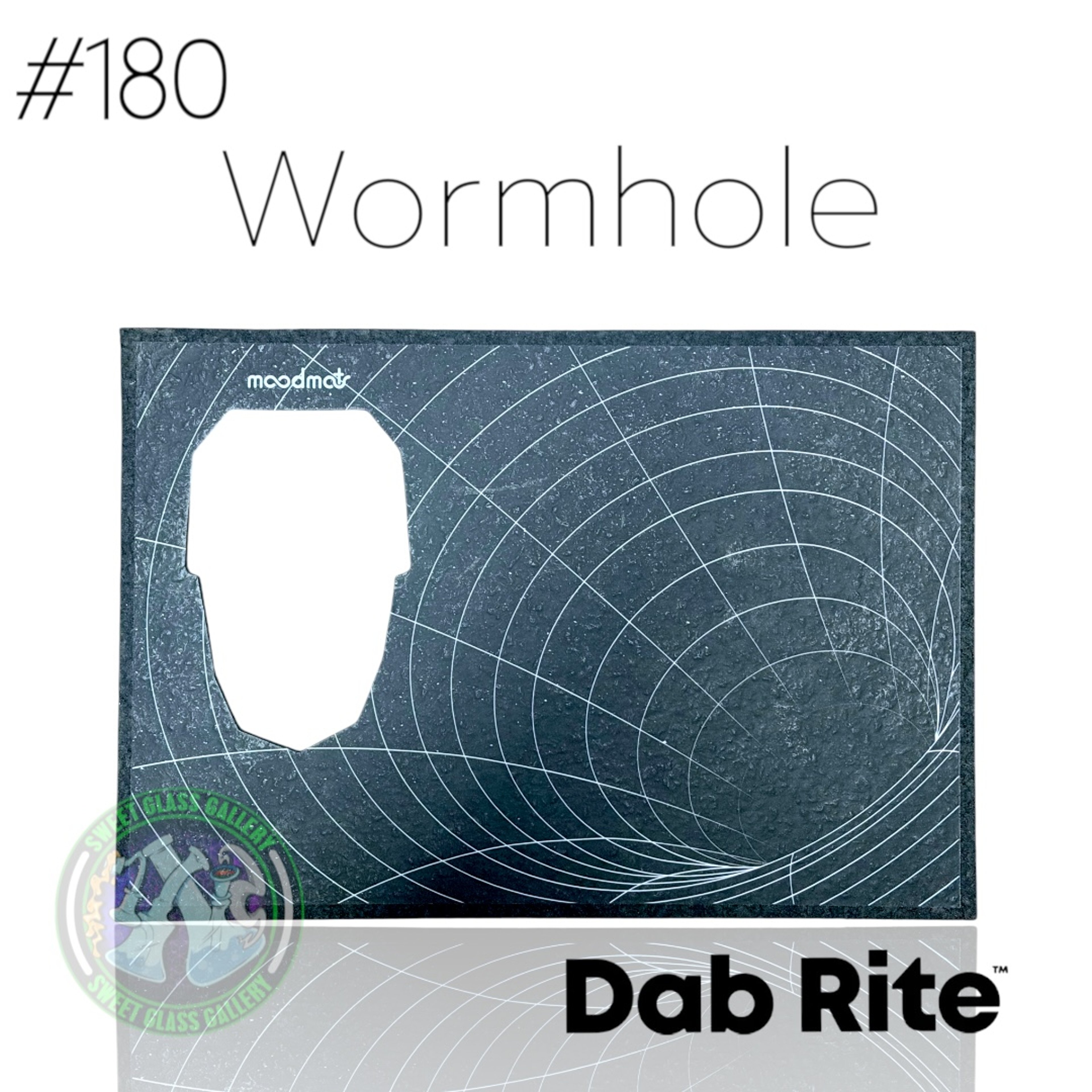 Moodmats - Dab Mat #180 - Dab Rite Pro - Wormhole image 0