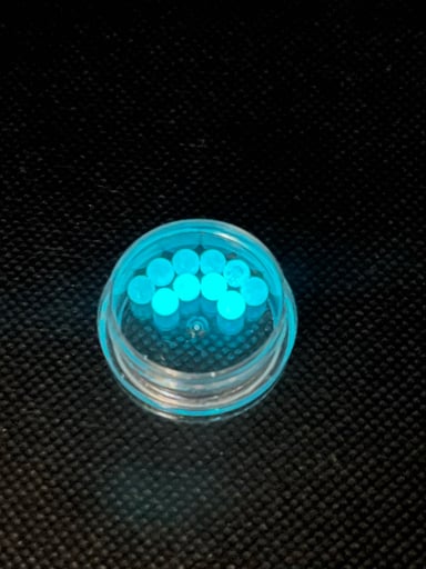 Preview pic of (x10) 4mm glow in the dark terp pearl for puffco peak, peak pro, proxy, dr dabber, carta
