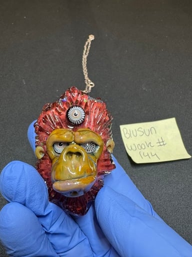 Preview pic of Blusun Wook # 144 - Monkey Head Pendant