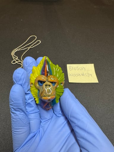 Preview pic of Blusun Wook # 134 Monkey Head Pendant