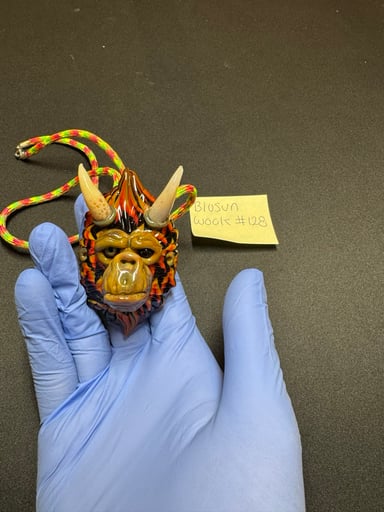 Preview pic of Blusun + Nathan Middleton Collab Wook # 106 Monkey Head Pendant