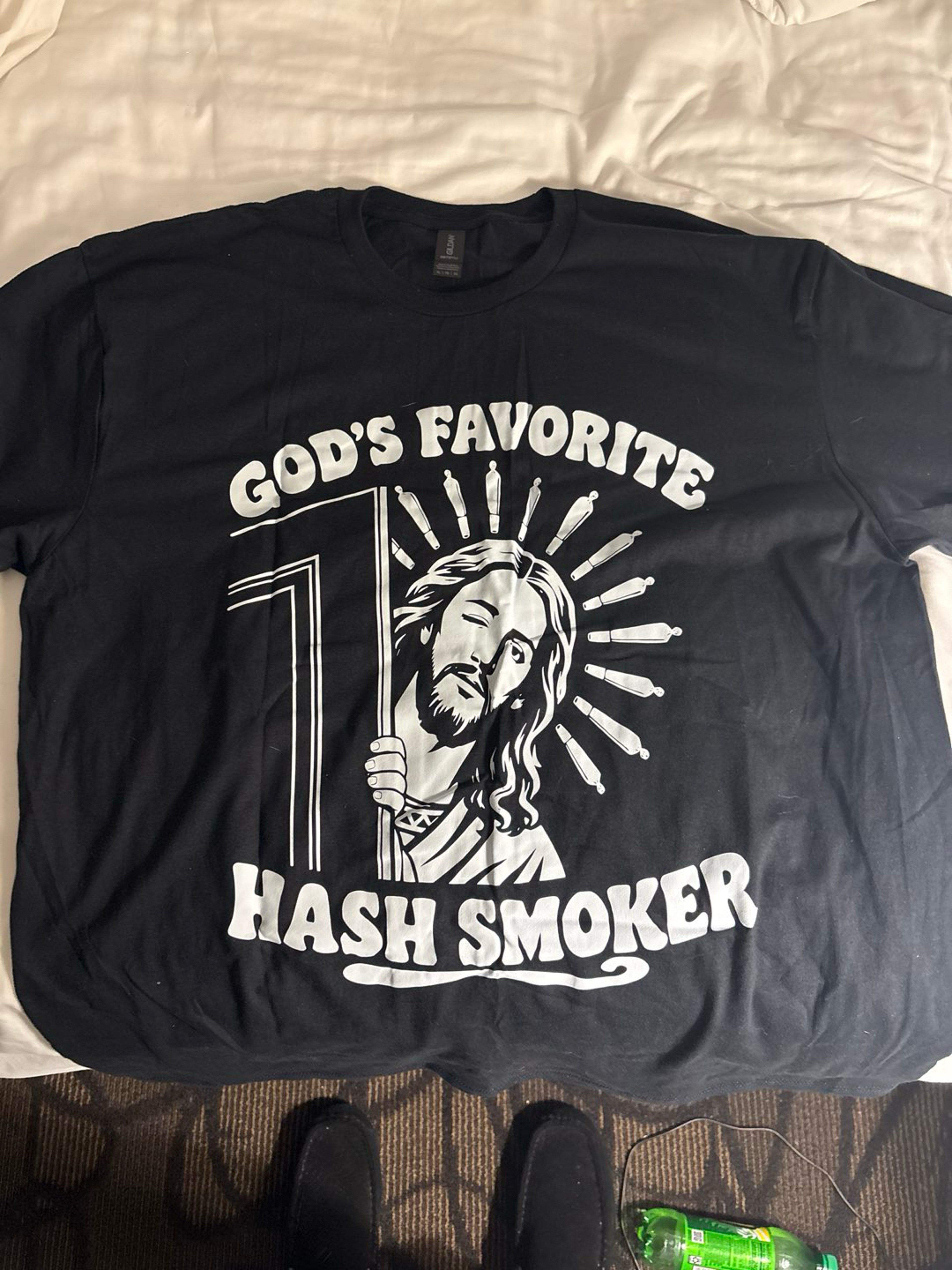 Preview pic of God’s Favorite Hash Smoker XL T-Shirt