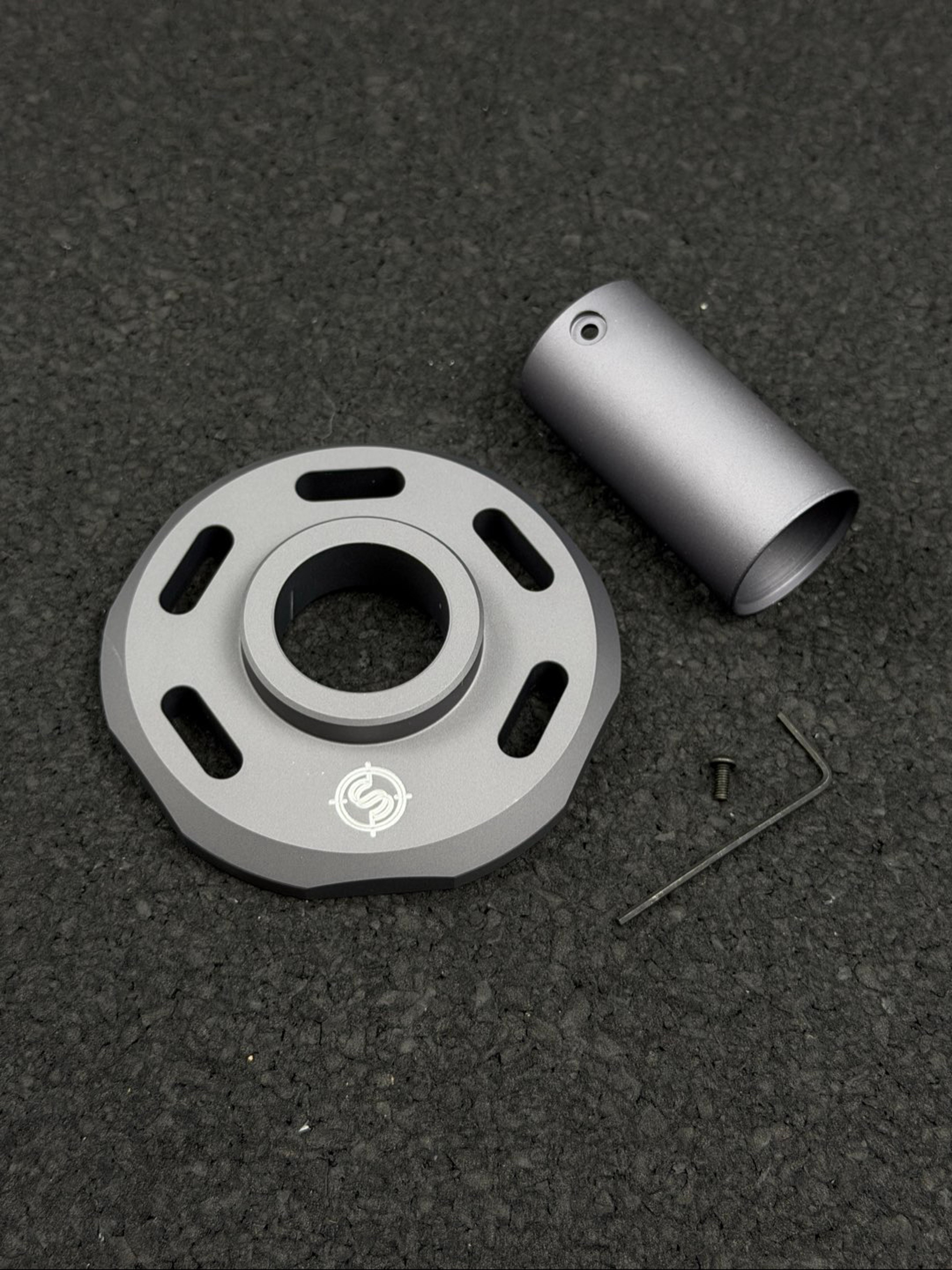 Preview pic of Scope & Stack Gatling Base and Nozzle Guard Gun Metal