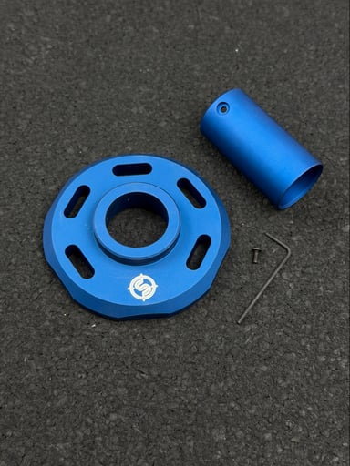 Preview pic of Scope & Stack Gatling Base and Nozzle Guard Dark Blue