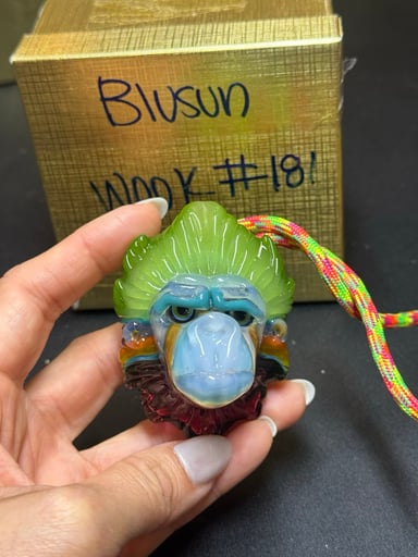 Preview pic of Blusun Wook # 181 Monkey Head Pendant