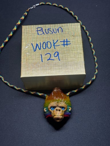 Preview pic of Blusun Wook # 129 Monkey Head Pendant