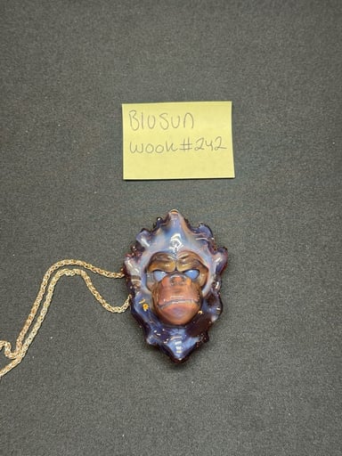 Preview pic of Blusun Wook # 242 Monkey Head Pendant