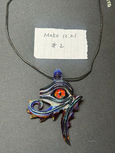 Preview pic of Mako Glass Eye of Ra # 2 Pendant