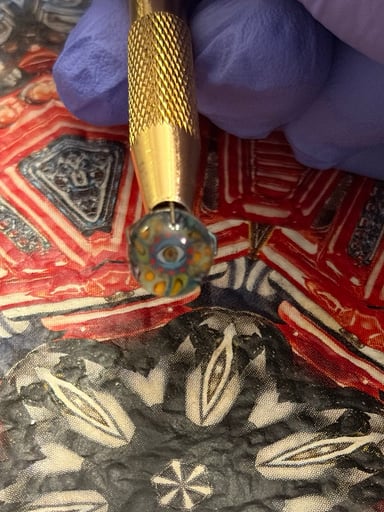 Preview pic of "Visioncaine" Valve Marble by @BanjoGlass x @Contrabasso 👁️