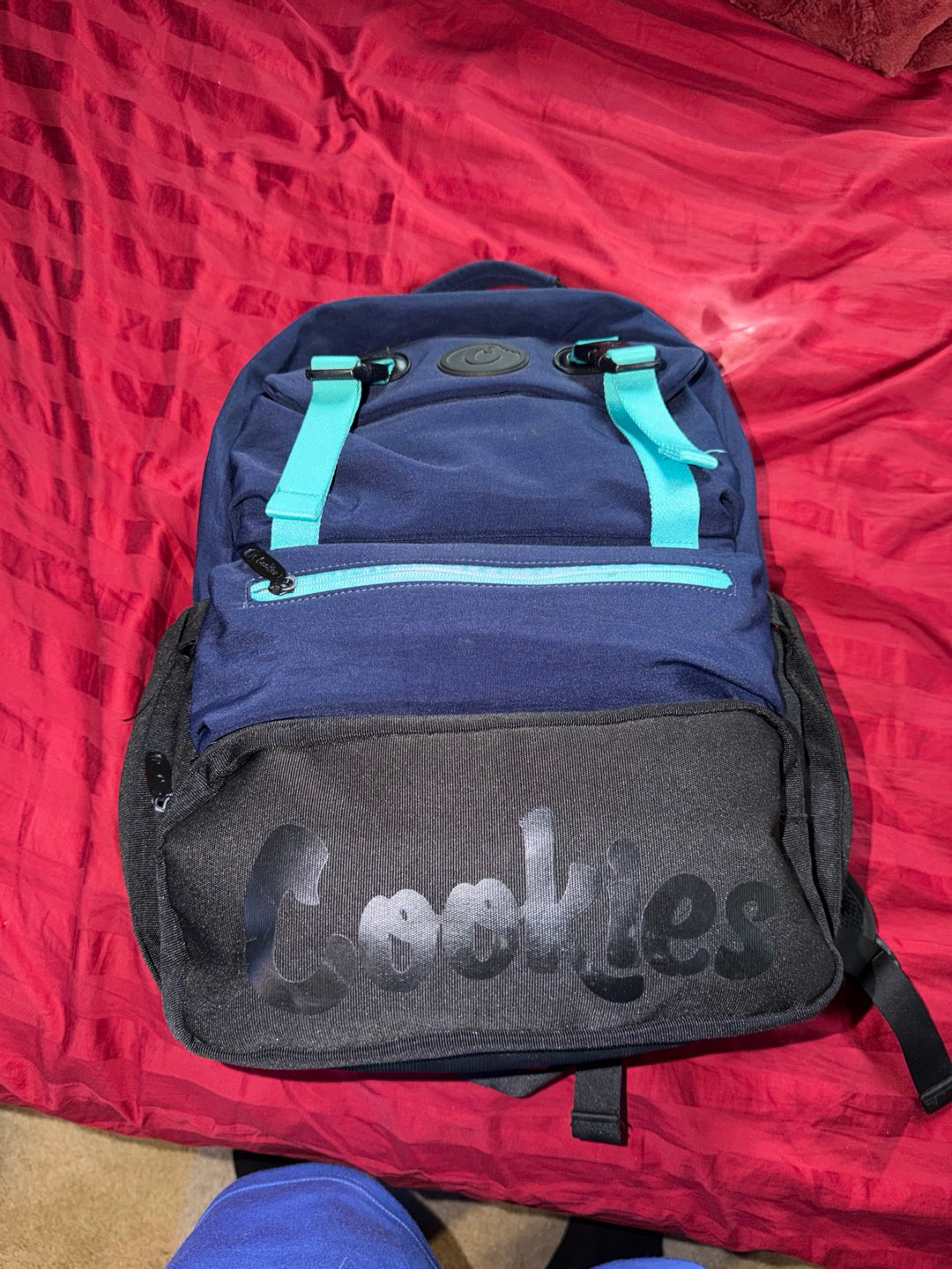 Preview pic of COOKIES smell-proof double zip backpack