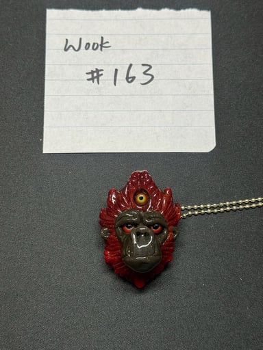 Preview pic of Blusun Wook # 163 Monkey Head Pendant