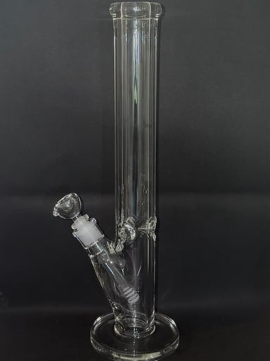 Preview pic of 9mm Thick Straight Tube Bong Setup 17 Inches Tall