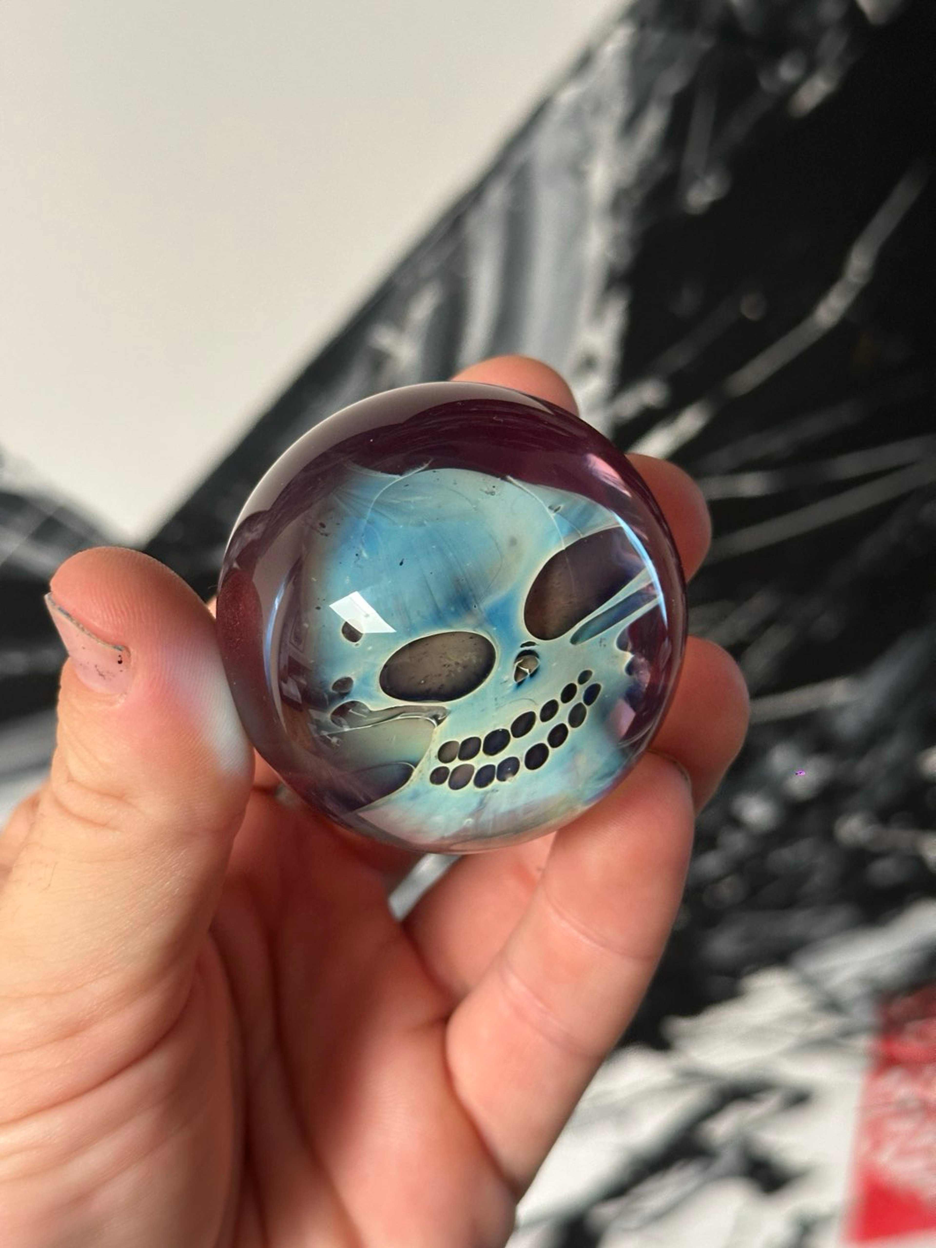 Preview pic of Bob Snodgrass Large Skull Marble