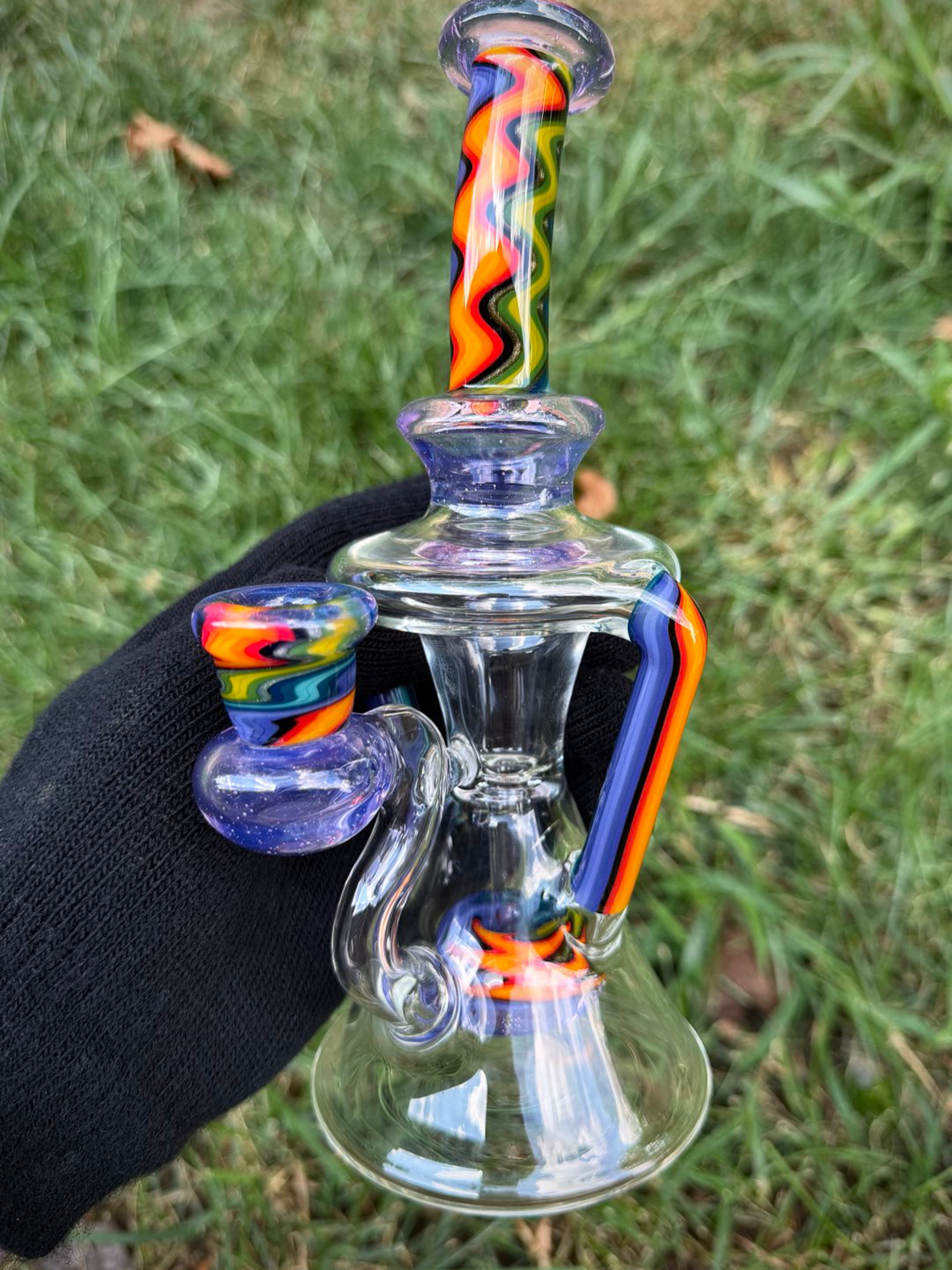 Preview pic of Uzzi Glass 2023 Wigwag Recycler 14mm