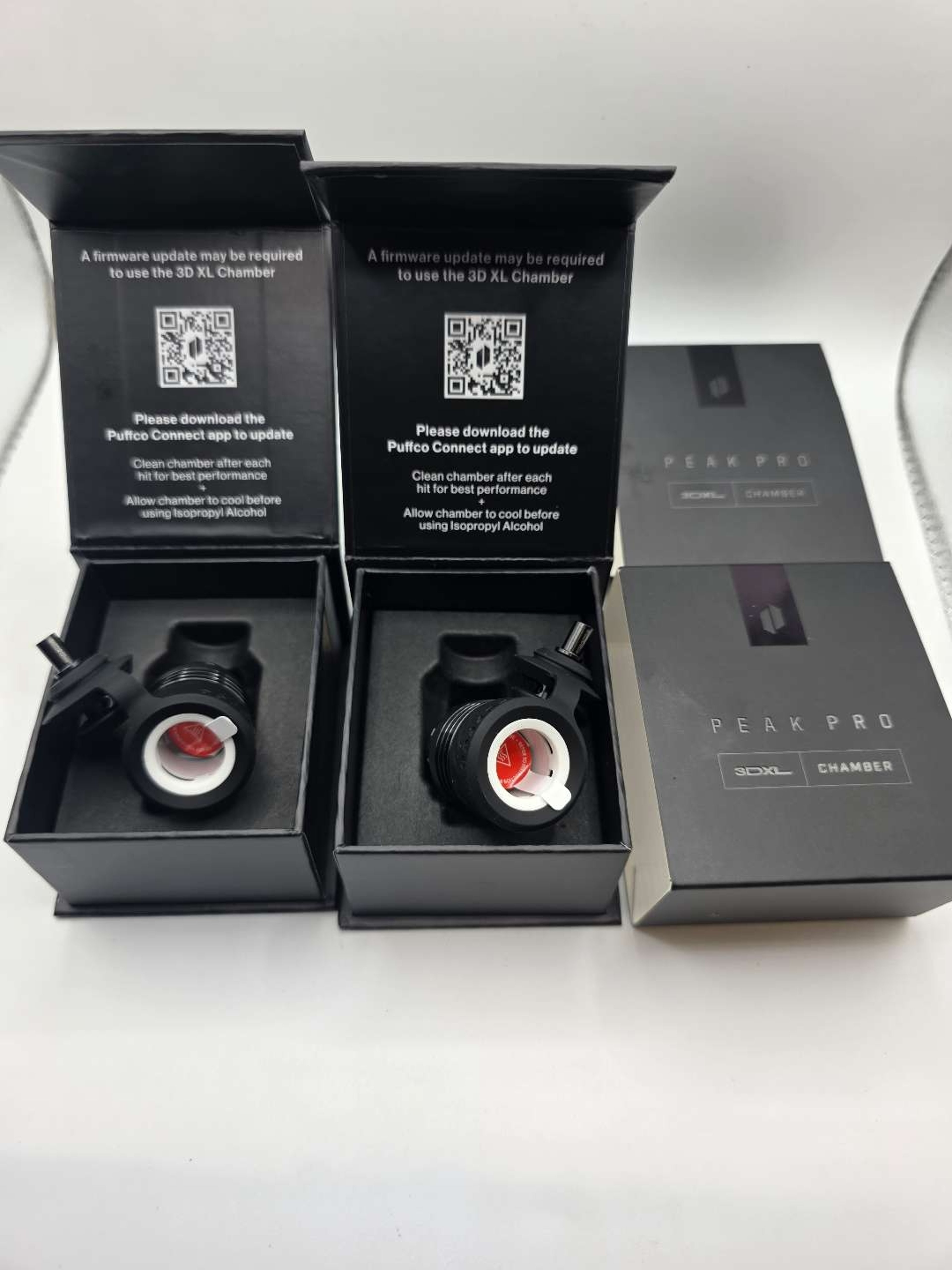 2x Puffco Peak Pro 3DXL chamber black image 0