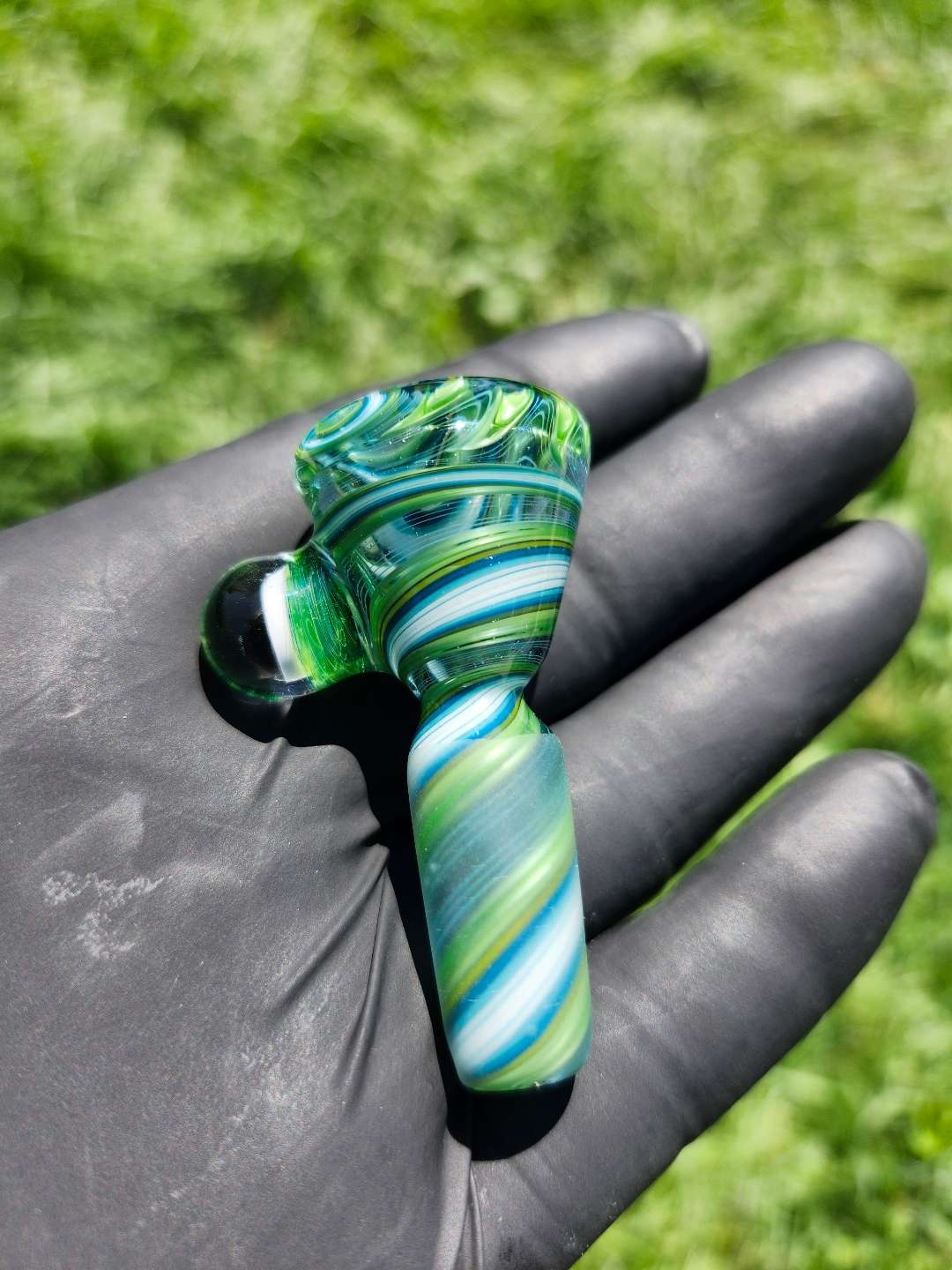 Preview pic of SLOB GLASS FULLY WORKED 14MM SLIDE
