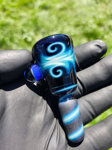 Preview pic of SLOB GLASS 4 SECTION FULLY WORKED 14MM SLIDE