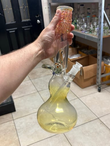 Preview pic of silver and gold fume bong