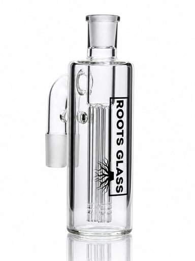 Preview pic of Roots Glass Thick Tree Perc Ash Catcher - 2 SIZES