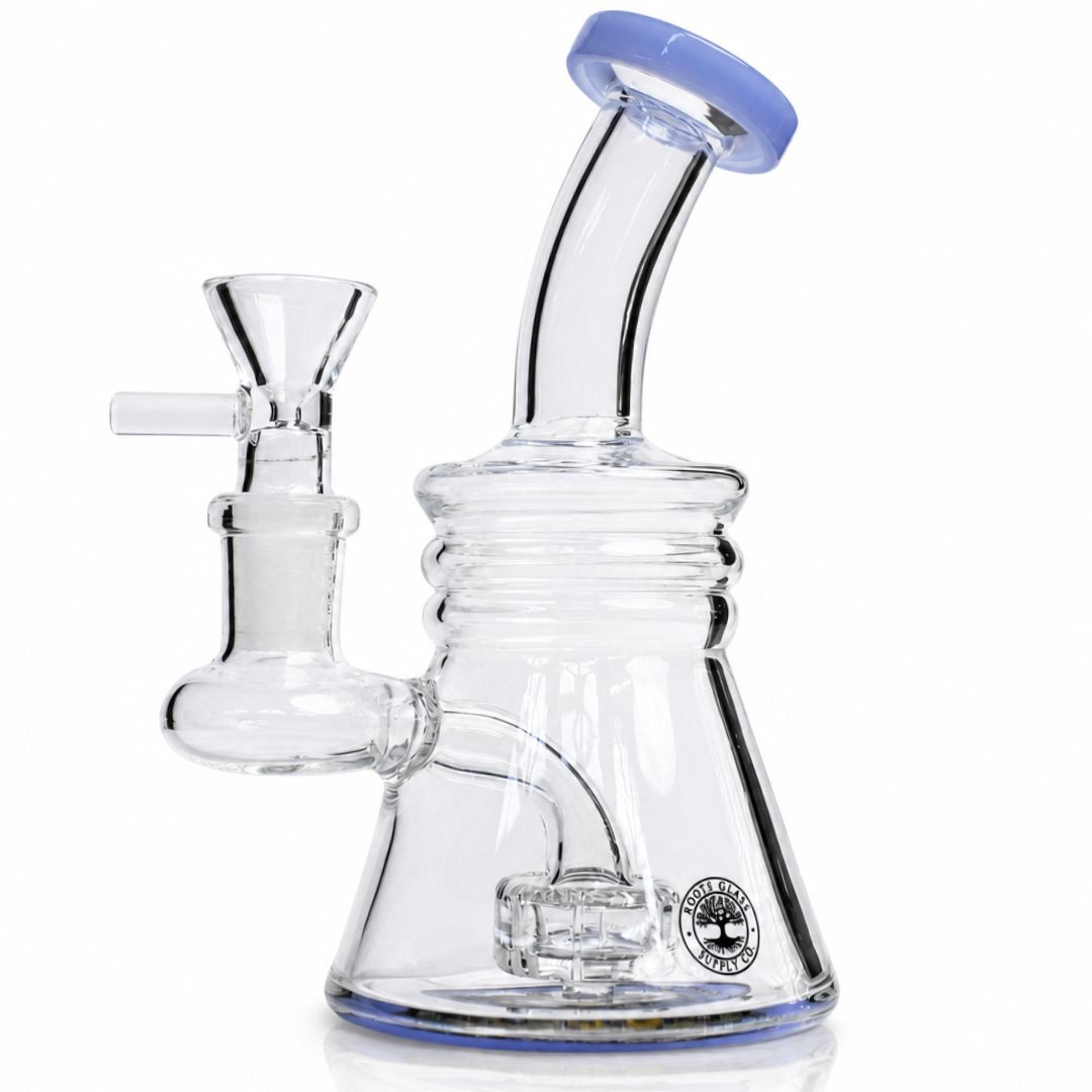 Roots Glass 6″ Riptide Mini Rig - 5 COLORS image 0