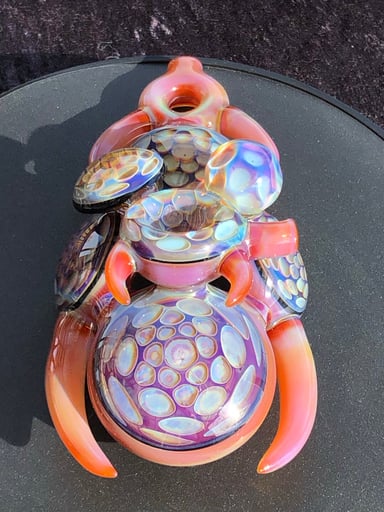 Preview pic of Heady Honeycomb Disc Pipe